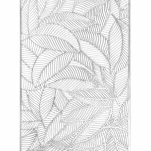 Podkładka na stół 30x45 Skyline srebrna liście dekoracyjna pod talerze