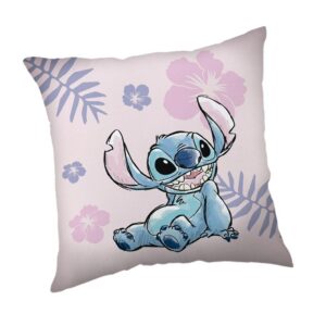 Poduszka dekoracyjna 40x40 Lilo a Stitch różowa JF24