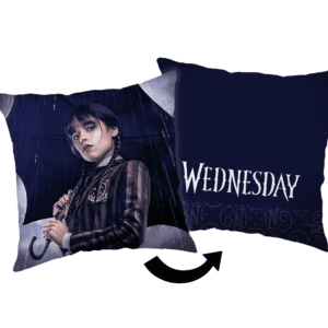 Poduszka dekoracyjna 40x40 Wednesday deszcz granatowa JF24