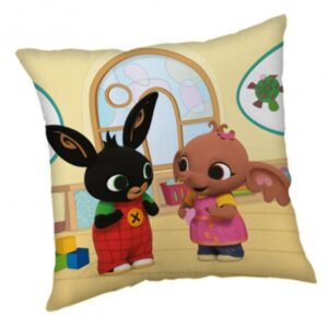 Poduszka dziecięca 40x40 Królik Bing kremowa JF 24