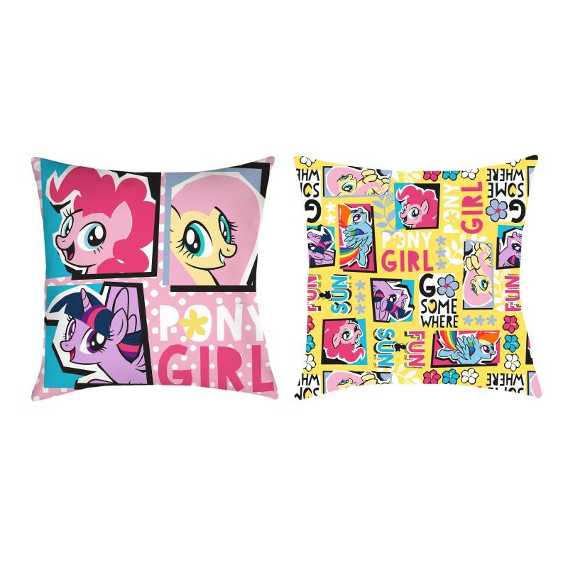 Poduszka dziecięca 40x40 Kucyki Pony My little Pony dwustronna Halantex