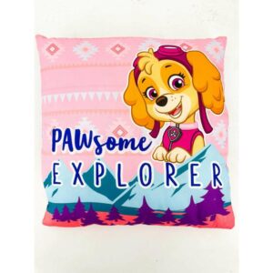 Poduszka dziecięca 40x40 Psi Patrol różowa S24