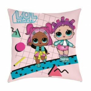 Poduszka dziecięca LOL 40x40 laleczki 3663 L.O.L. różowa