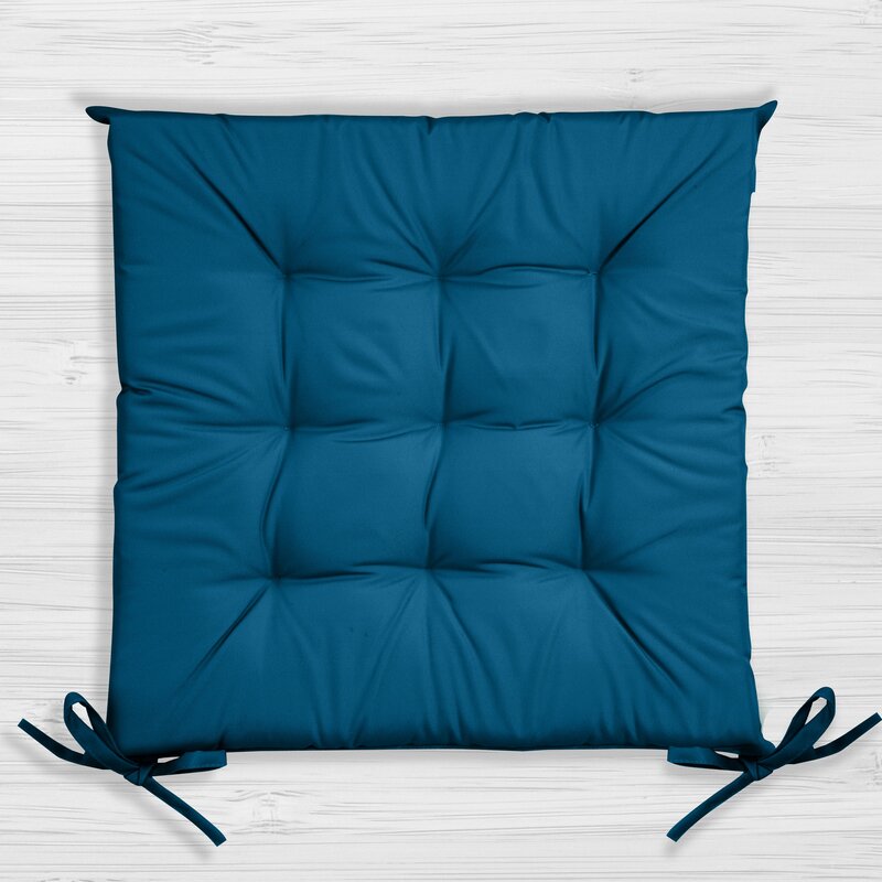 Poduszka siedzisko 40x40x5 Garden granatowa ogrodowa wodoodporna Eurofirany - obrazek 2