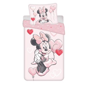 Pościel bawełniana 140x200 Minnie Balloon 02 poszewka 70x90