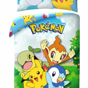 Pościel bawełniana 140x200 Pokemon poszewka 70x90 Kids  Halantex
