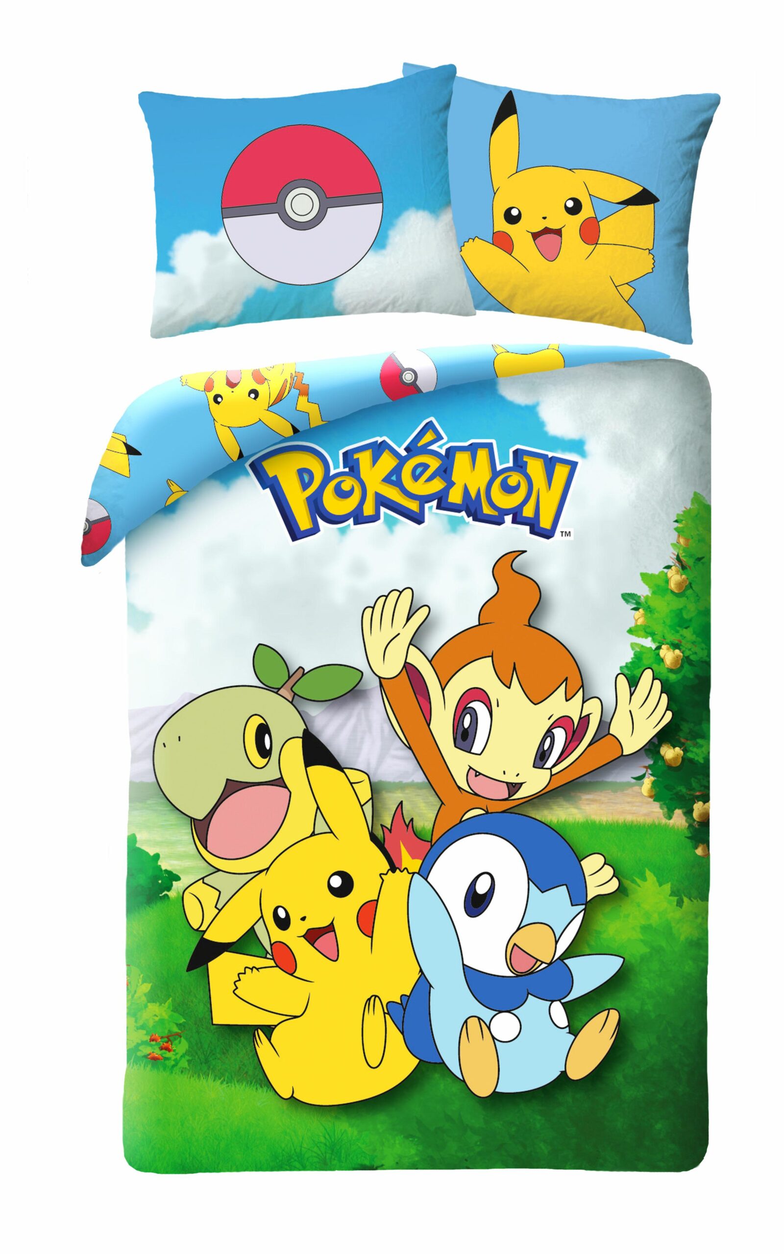 Pościel bawełniana 140x200 Pokemon poszewka 70x90 Kids Halantex