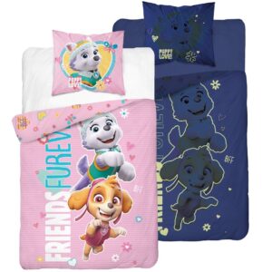 Pościel świecąca w ciemności 160x200 Psi Patrol Licencyjna