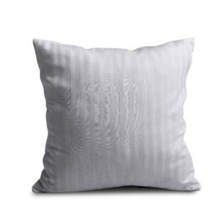 Poszewka adamaszkowa 40x40 szara 42 jednobarwna paski 1cm Matex