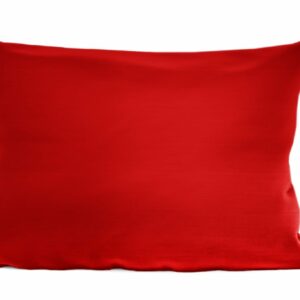 Poszewka bawełniana 50x80 czerwona 28 jednobarwna