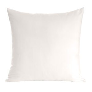 Poszewka bawełniana 80x80 biała 01 jednobarwna