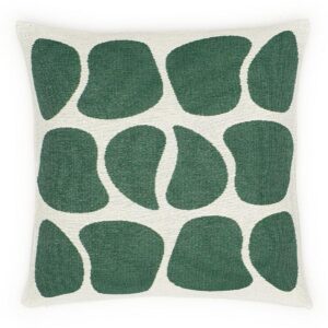 Poszewka bawełnina akrylowa 50x50 2153-4 Kamyczki zielona RAW