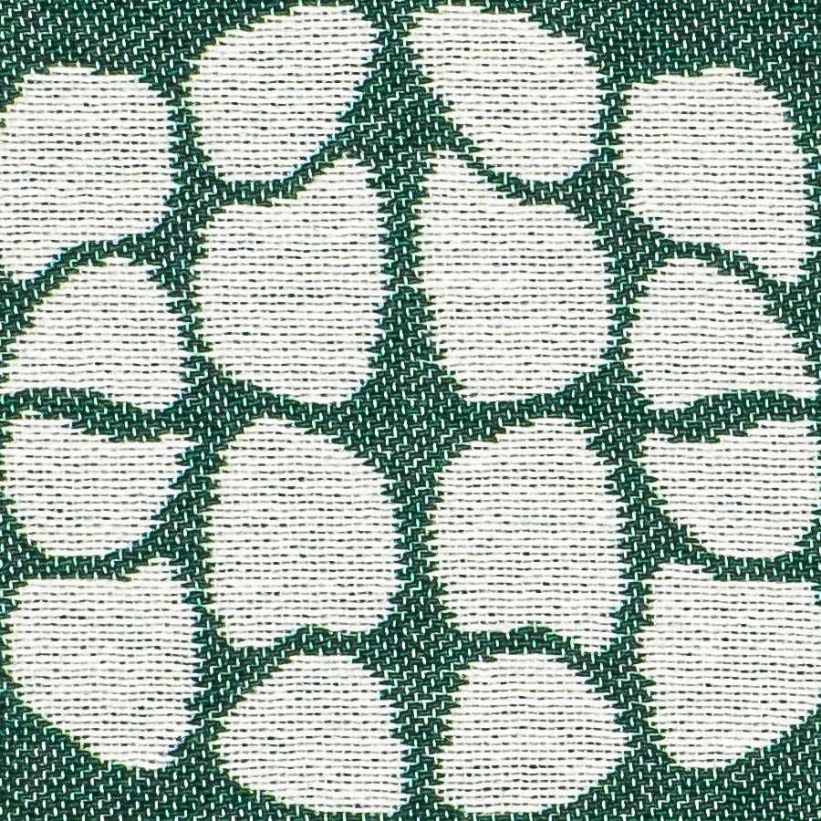 Poszewka bawełnina akrylowa 50x50 2155-2 Geometryczna lilia zielona RAW - obrazek 3