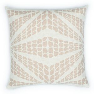 Poszewka bawełnina akrylowa 50x50 2155-3 Geometryczna lilia beżowa RAW