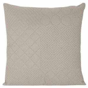 Poszewka dekoracyjna 40x40 Boni 5 srebrna geometryczna