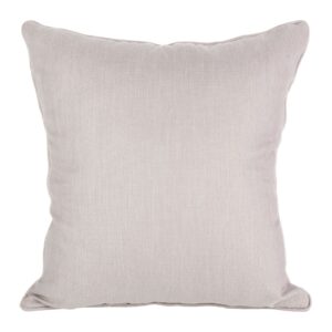 Poszewka dekoracyjna 50x50 Avinion 2 pudrowa z miękkiej szenilowej tkaniny z wypustką na brzegach Terra Collection Eurofirany