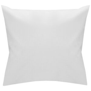 Poszewka hotelowa 40x40 biała GŁADKA na zakładkę