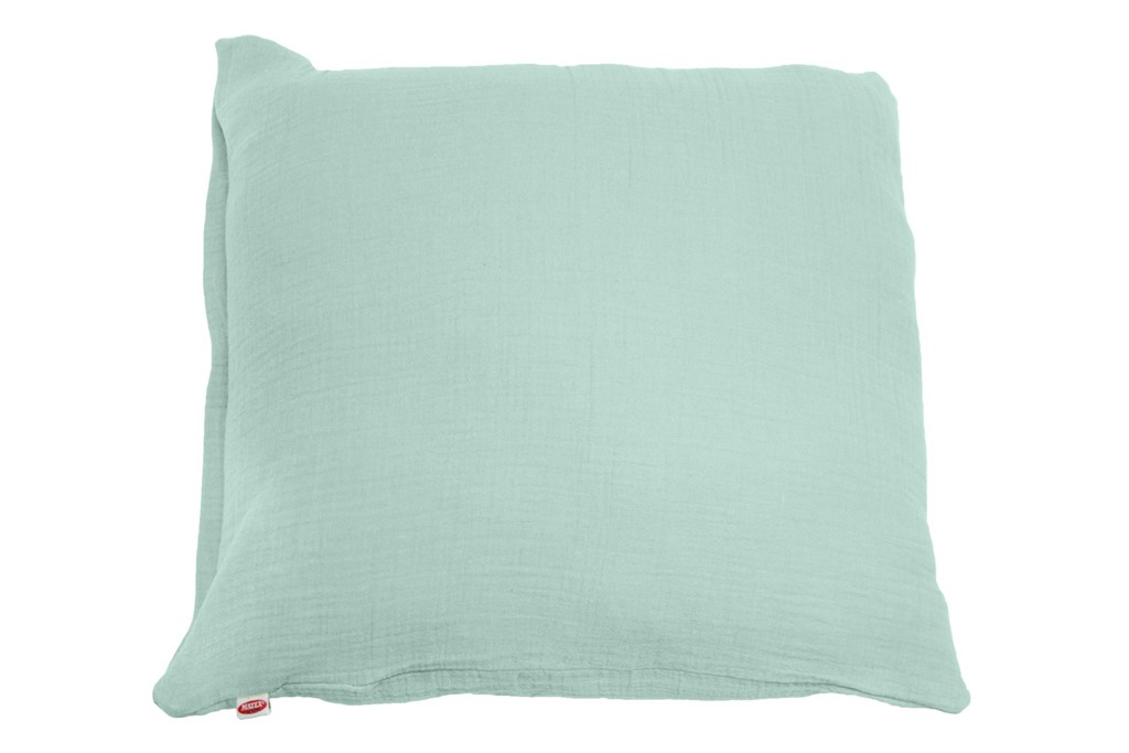 Poszewka muślinowa 40x40 Muślina miętowa na zamek Matex