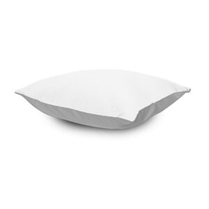 Poszewka satynowa 40x40 Double Face biała srebrna 01+42 Matex