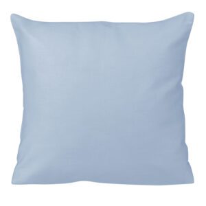 Poszewka satynowa 40x40 niebieska 009 jednobarwna Darymex