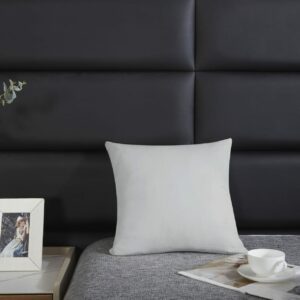 Poszewka satynowa 40x40 szara jednobarwna I24