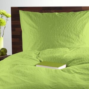 Poszewka z kory 50x60 seledynowa 12 jednobarwna 100% bawełna zapinana na zamek
