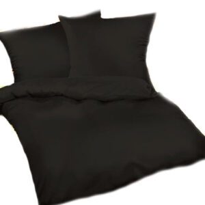 Poszwa bawełniana 200x200 czarna 27 jednobarwna sztukowana