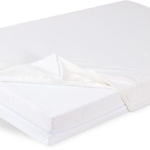 Prześcieradło bambusowe z gumką 90x200 białe na materace o wysokości do 20 cm o gramaturze 140 g/m2