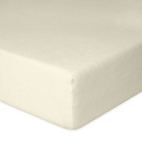 Prześcieradło frotte z gumką 120x200 ekri 02 Premium - obrazek 2