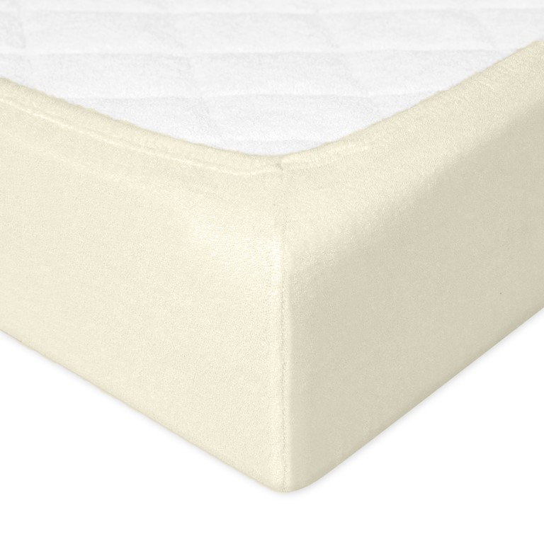 Prześcieradło frotte z gumką 120x200 ekri 02 Premium - obrazek 5