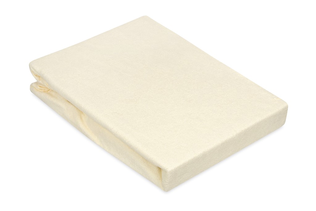 Prześcieradło frotte z gumką 120x200 ekri 02 Premium - obrazek 8