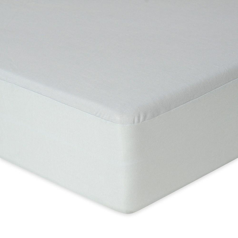 Prześcieradło jersey 210/220x190/200x30 szare z gumką na wysoki materac 30 cm Jersey 1