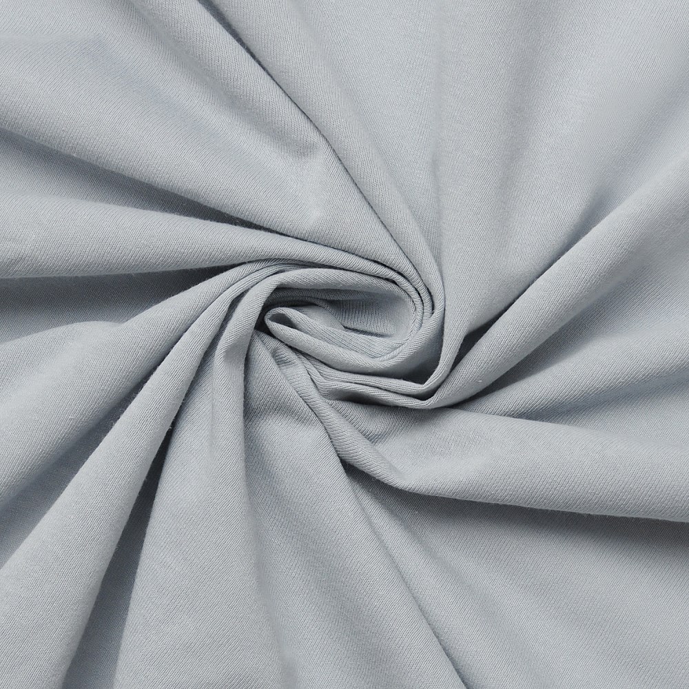 Prześcieradło nieprzemakalne 80x160 42 szare jersey z gumką do łóżeczka dziecięce podkład - obrazek 3