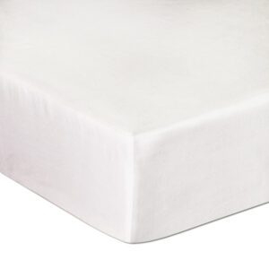 Prześcieradło satynowe z gumką 120x200 białe 603 Darymex