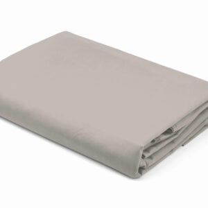 Prześcieradło satynowe z gumką 160x200 beżowe taupe jednobarwne Pure