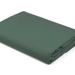 Prześcieradło satynowe z gumką 220x200 oliwkowe jednobarwne Pure