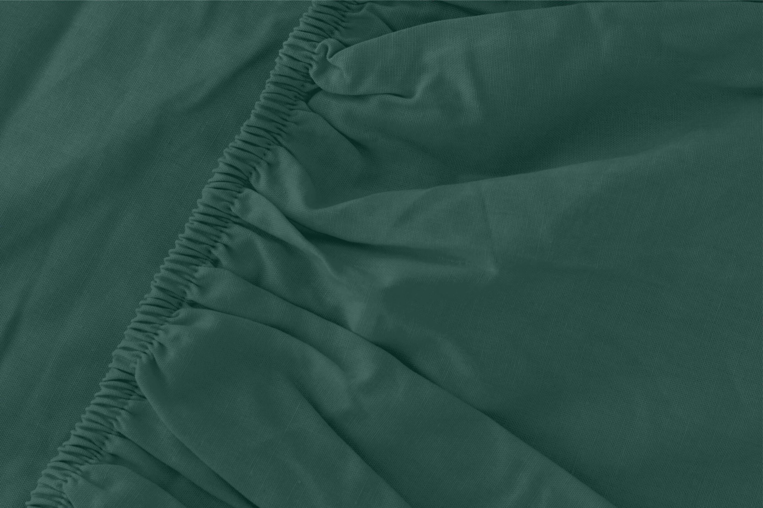 Prześcieradło z mikrofibry 140x200 zielone jednobarwne z gumką Poly - obrazek 2