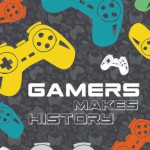 Ręczniczek do przedszkola 30x50 Game Over Gamers 1170 pady makes history grafitowy dziecięcy bawełniany