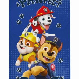 Ręczniczek do przedszkola 30x50 Psi Patrol granatowy brązowy wielokolorowy dziecięcy bawełniany 23 T