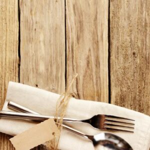 Ręczniczek do przedszkola 30x50 Sztućce Kuchnia 3466 widelec łyżka Kitchen dziecięcy bawełniany do rąk