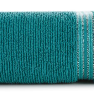 Ręcznik 30x50 Filon 10 turkusowy 530g/m2 Eurofirany