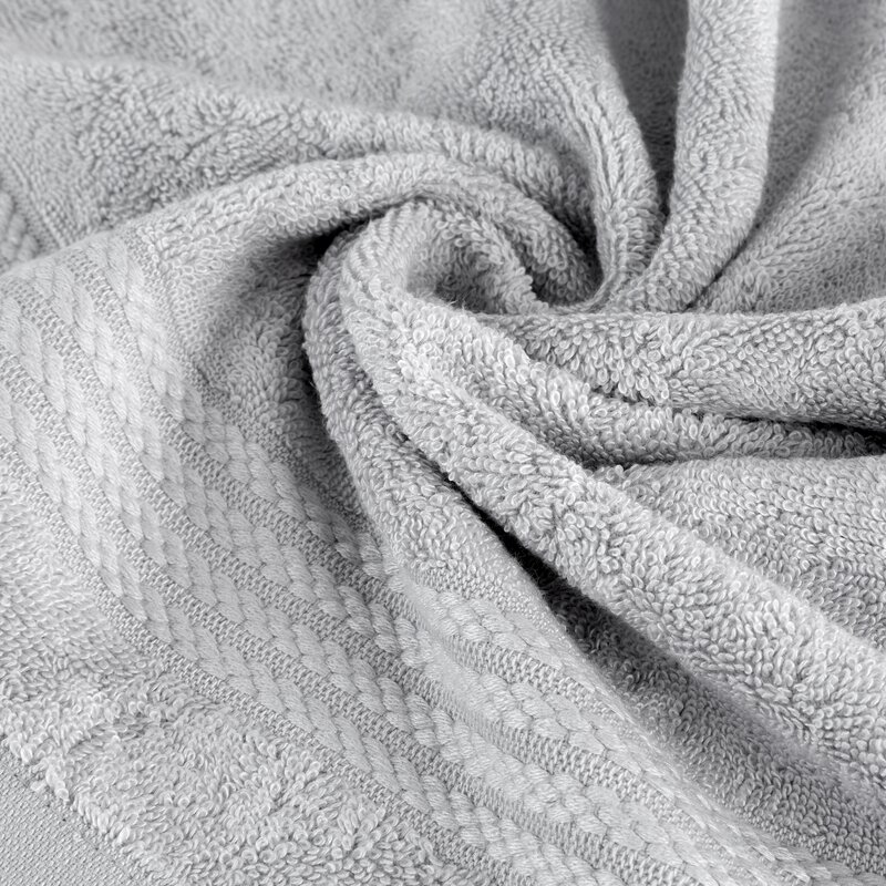 Ręcznik 30x50 Laris 03 szary jasny 550g/m2 Eurofirany - obrazek 3