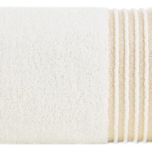 Ręcznik 30x50 Lila 02 kremowy jasny 500g/m2 Eurofirany