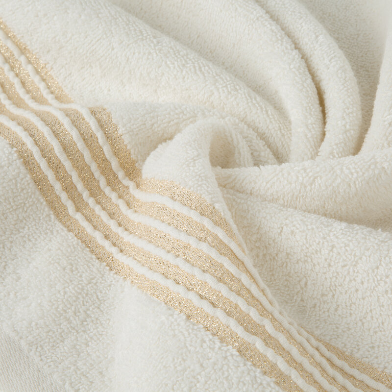 Ręcznik 30x50 Lila 02 kremowy jasny 500g/m2 Eurofirany - obrazek 4