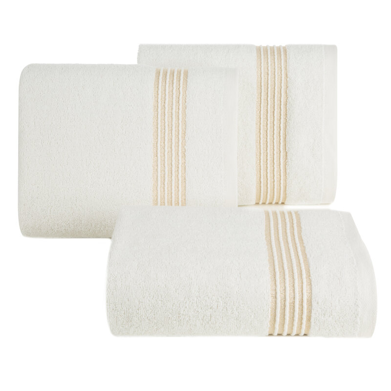 Ręcznik 30x50 Lila 02 kremowy jasny 500g/m2 Eurofirany - obrazek 2