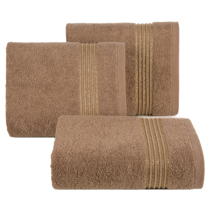 Ręcznik 30x50 Lila 06 brązowy 500g/m2 Eurofirany - obrazek 2