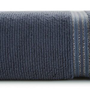 Ręcznik 50x90 Filon 09 granatowy 530g/m2 Eurofirany