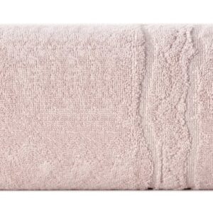 Ręcznik 50x90 Karin 06 pudrowy róż 500g/m2 Eurofirany