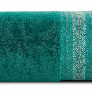 Ręcznik 50x90 Malika turkusowy frotte 500g/m2 Eurofirany