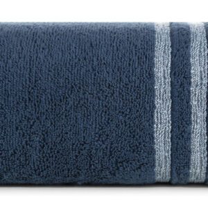 Ręcznik 50x90 Mery 09 granatowy 500g/m2 Eurofirany